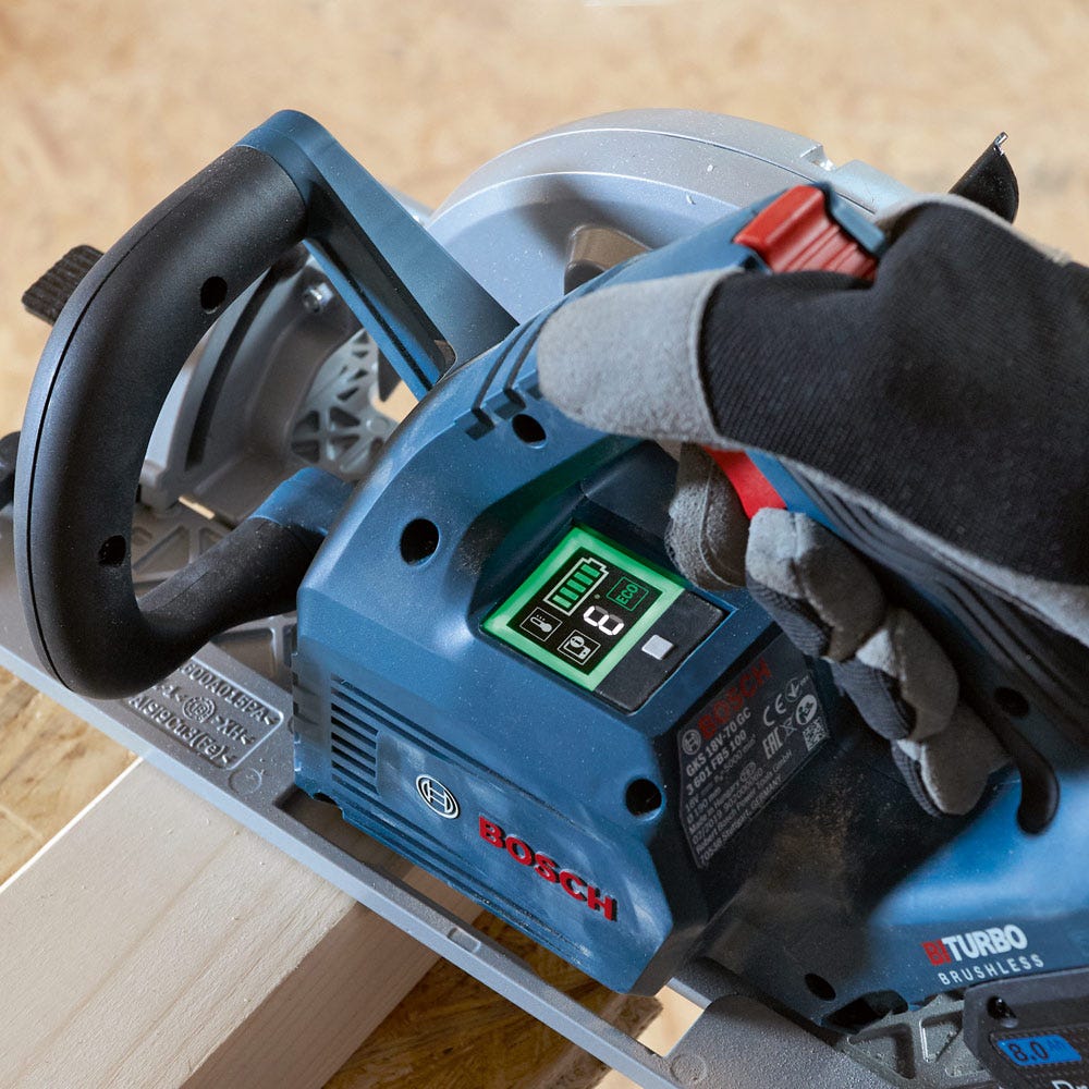 BOSCH 18V BITURBO Akku-Kreissäge 184mm Skin GKS 18V-68 GC 06016B5140