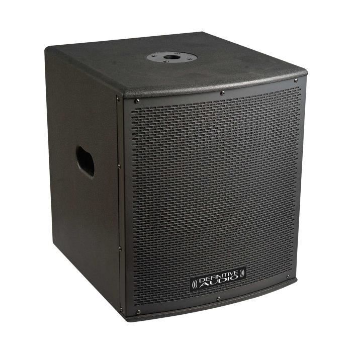 Aktiivinen subwoofer - DEFINITIVE AUDIO - KOALA W SUB - 1800W - Puu - Musta