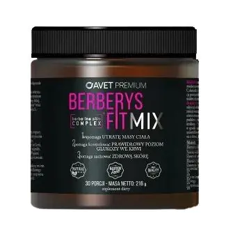 Avet Premium Berberys Fit Mix, Suplement diety wspomagający odchudzanie, Proszek