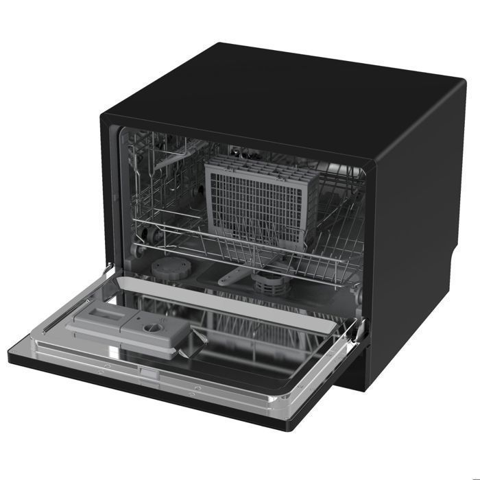 GEDTECH - Lave vaisselle Table Top GLV6T47BL - 6 couverts - 47 dB - Départ différé