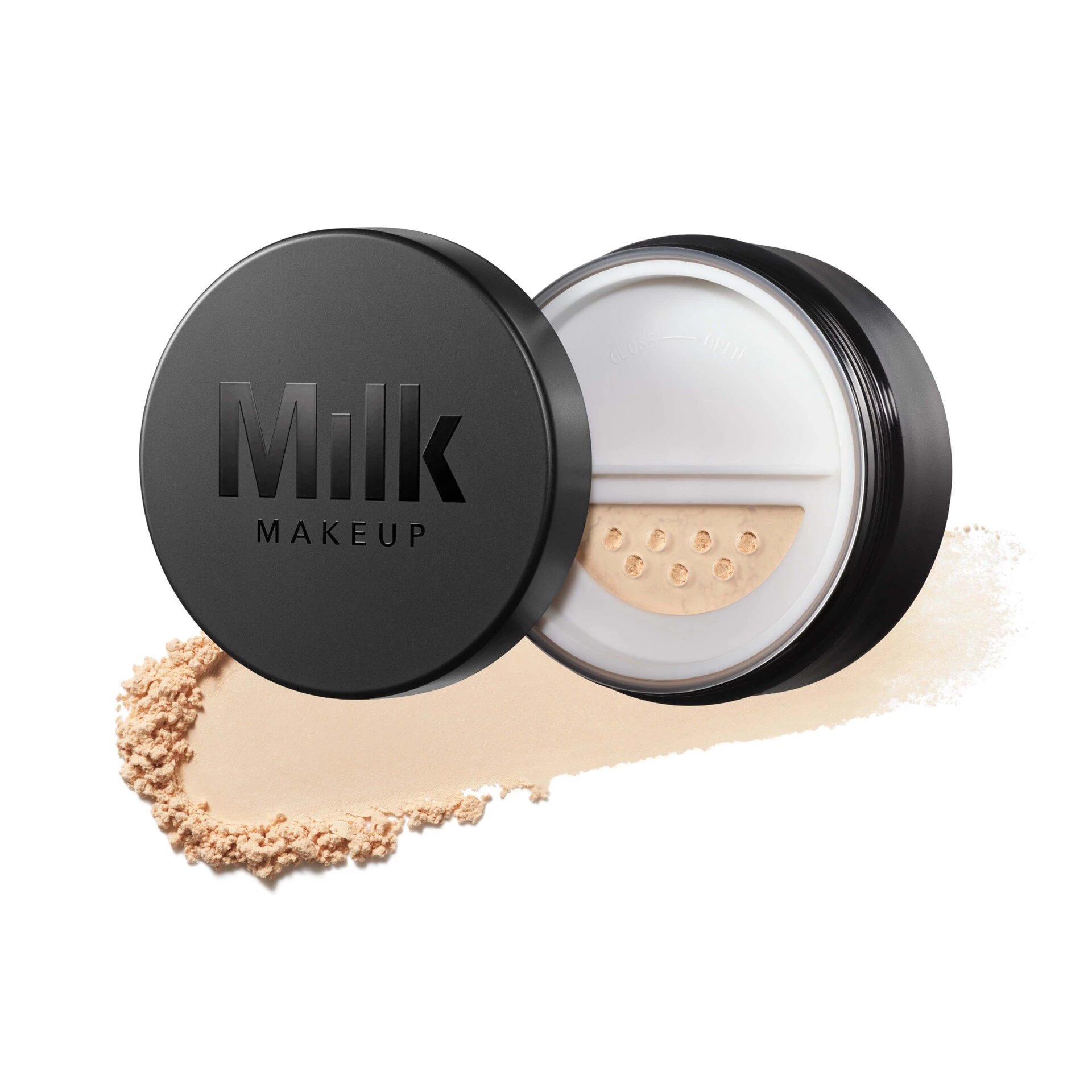 Pore Eclipse Matte prozirni fiksirajući puder u svijetlom tonu - MILK Makeup