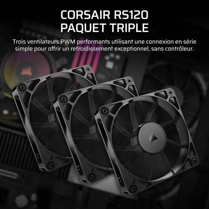 Set van 3 120mm PWM-ventilatoren - CORSAIR - RS120