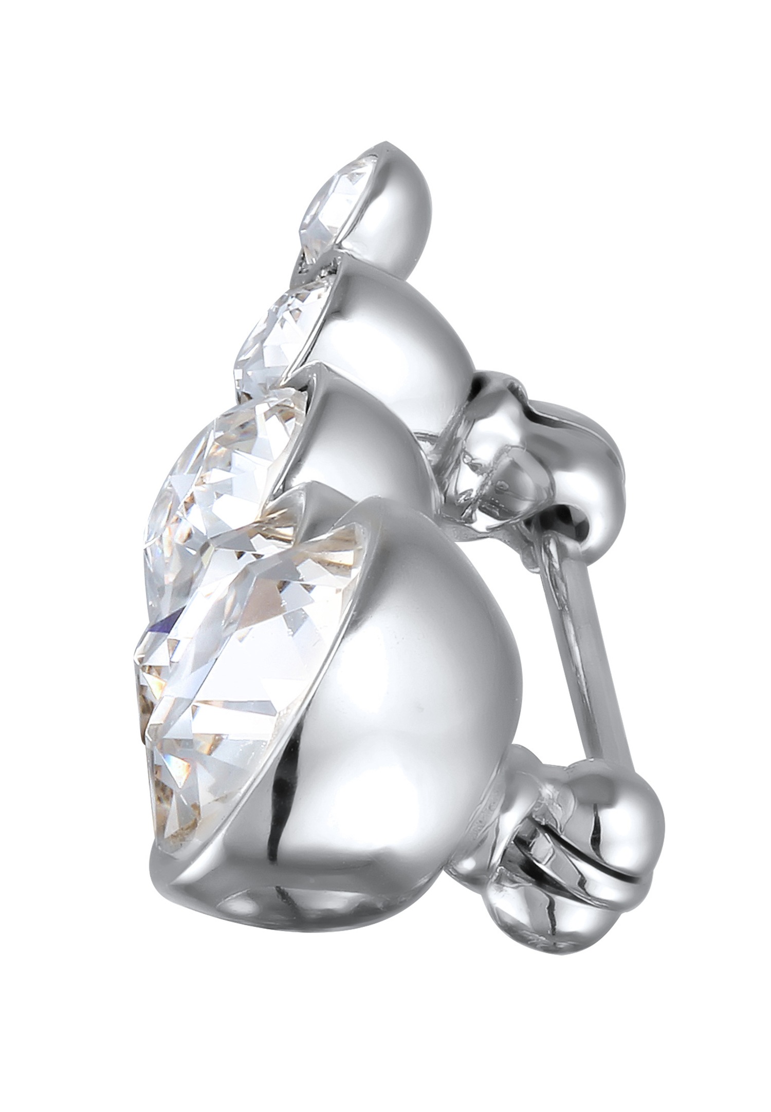 Elli Elli Accessoires pour Bijoux Femmes Verre Cristaux Xirius Taille Blanc Argent Sterling 925 Mode de Soirée