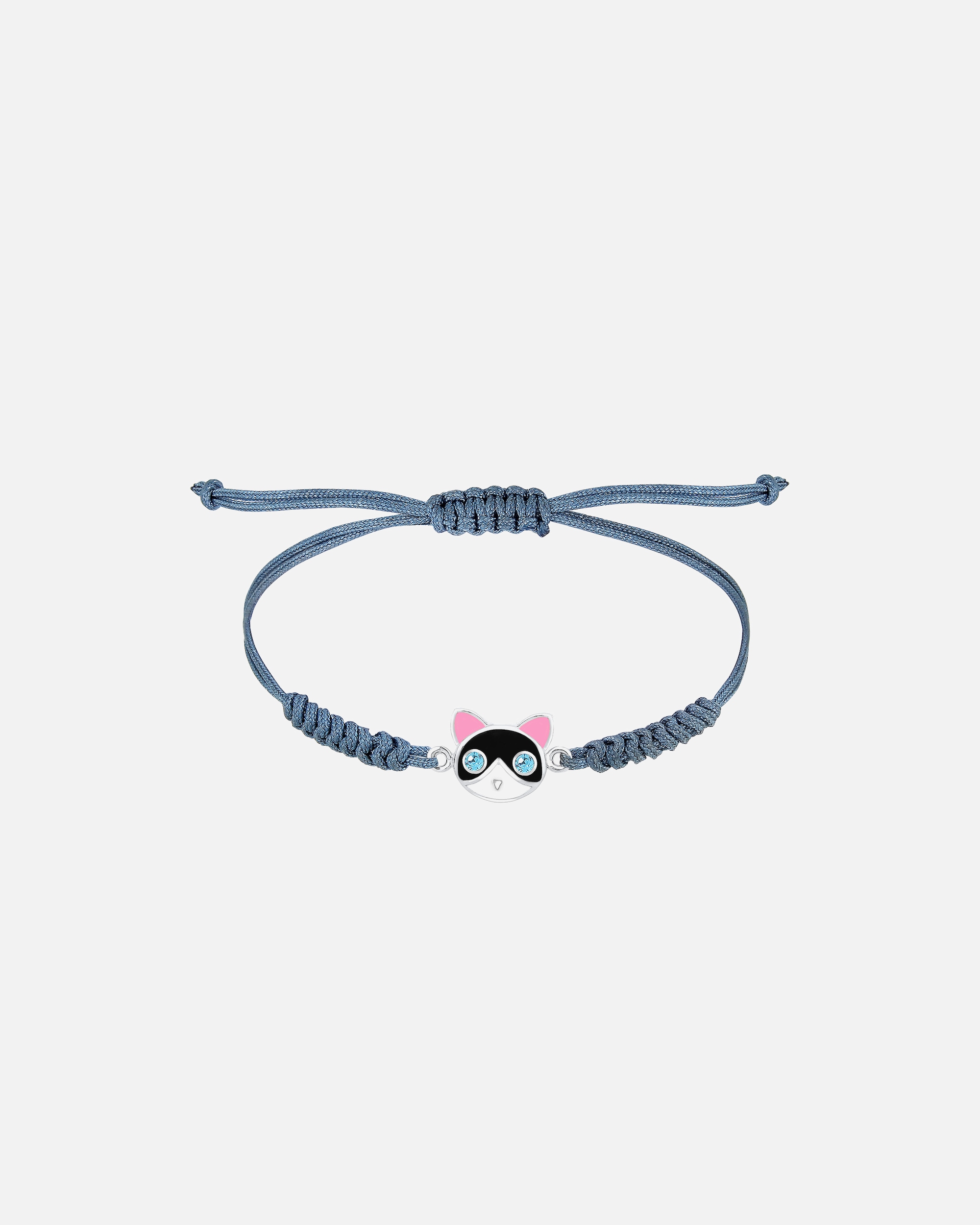 Elli Chat Animal Doux Cristaux Bracelet Femme (925/1000) Argent