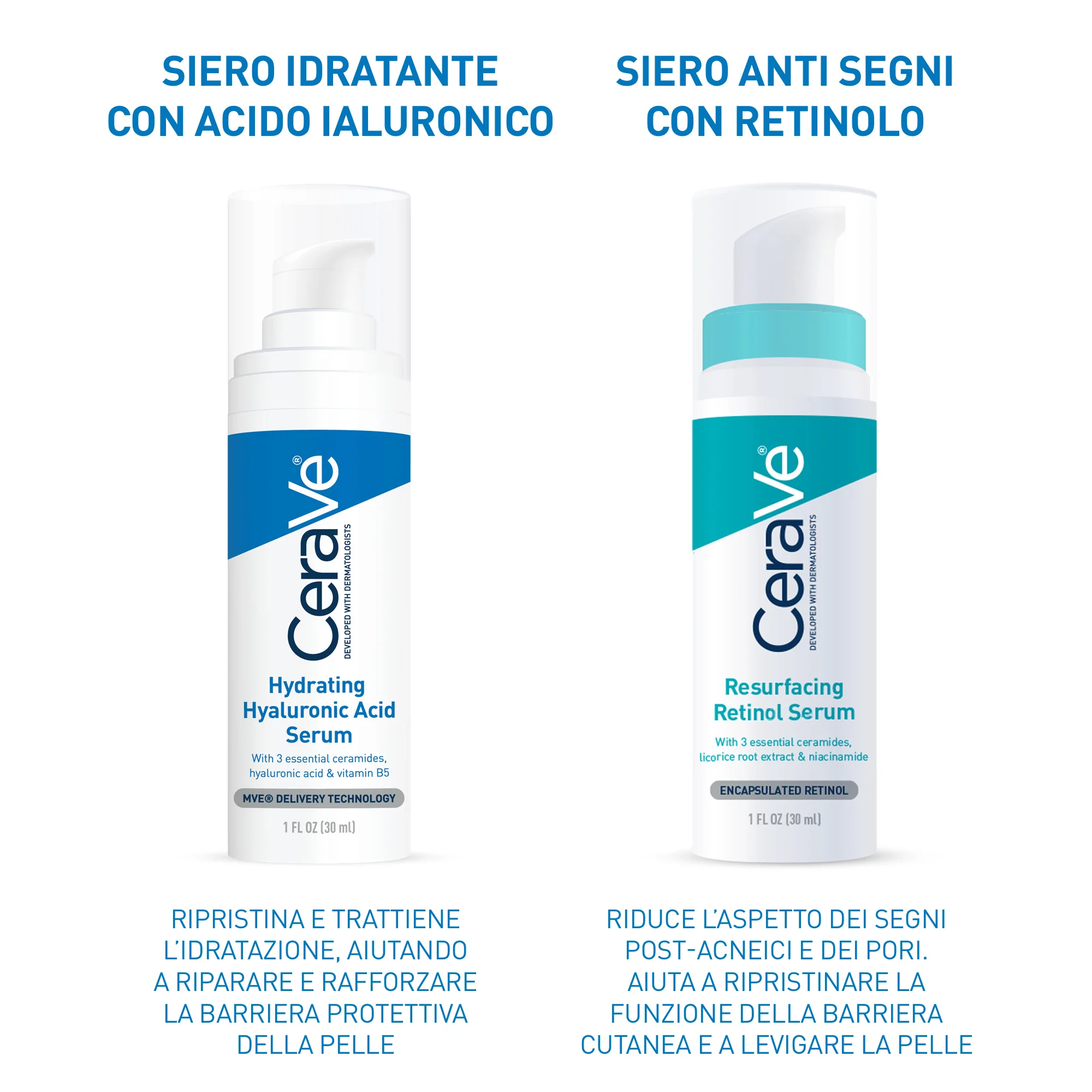 Idratanti Siero Idratante Viso con Acido Ialuronico - Siero viso idratante