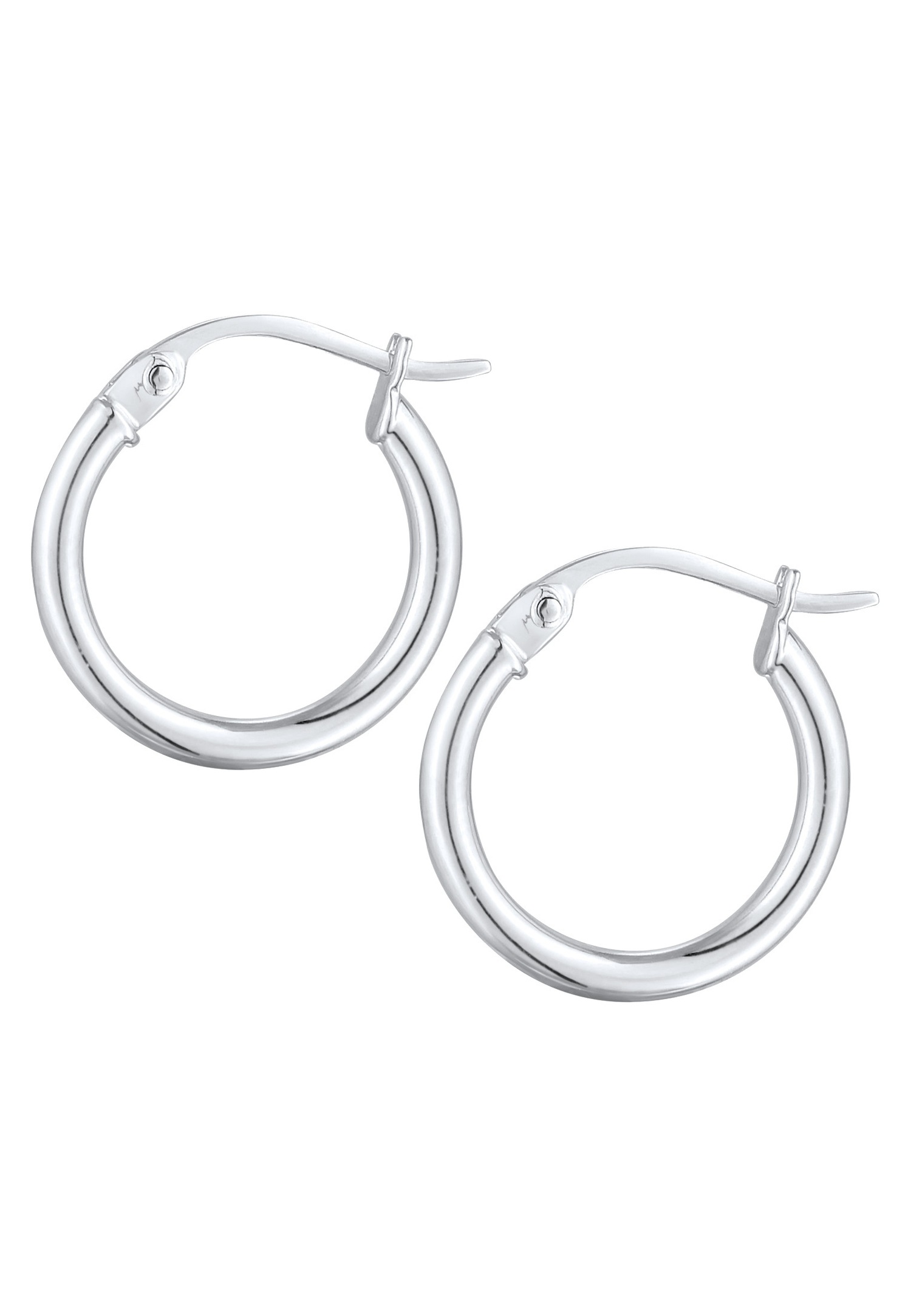 Elli Femmes Créoles Basique Fermeture à Étrier en Argent Sterling 925