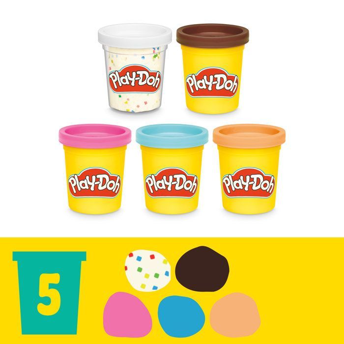 Play-Doh Donut Drop Shop, modeling clay set, pretend food toy, creative activities for children, ages 3 and up