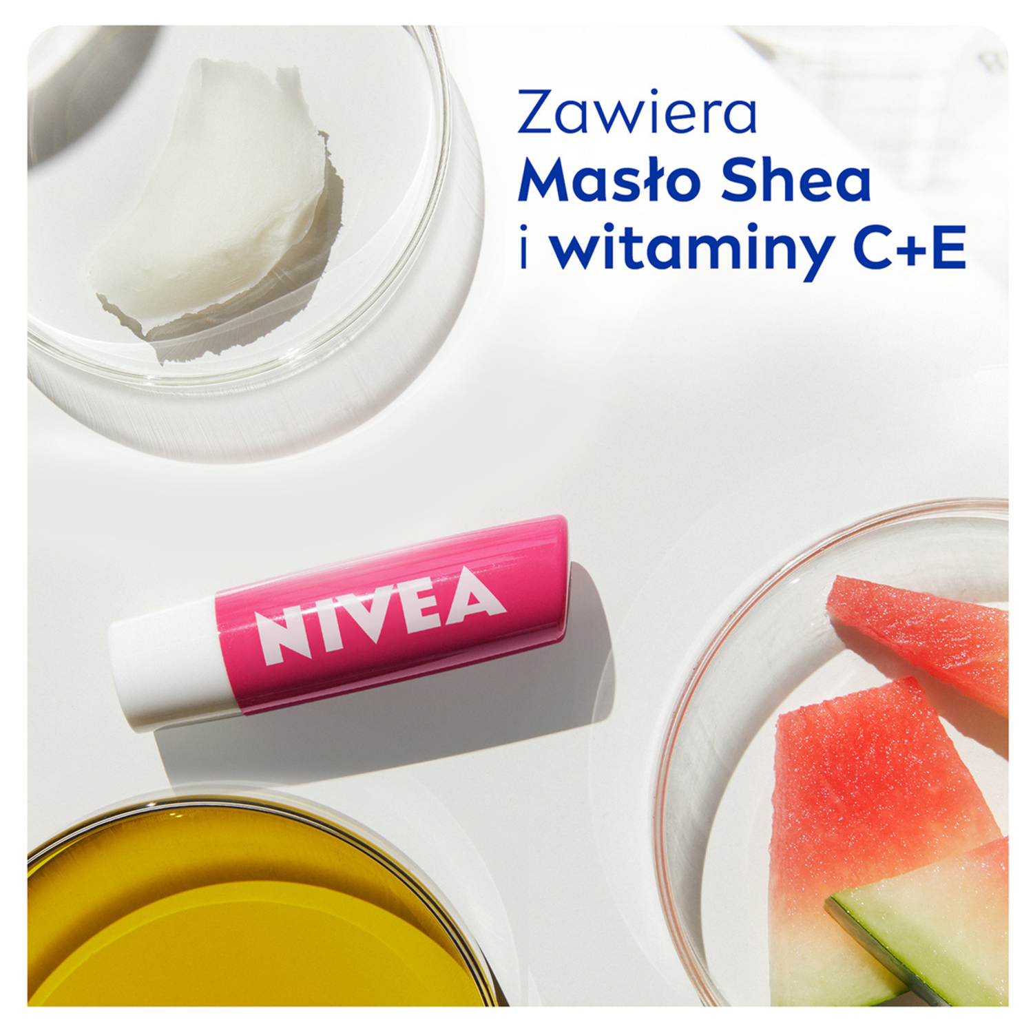 Nivea rtěnka 4,8 g meloun lesk