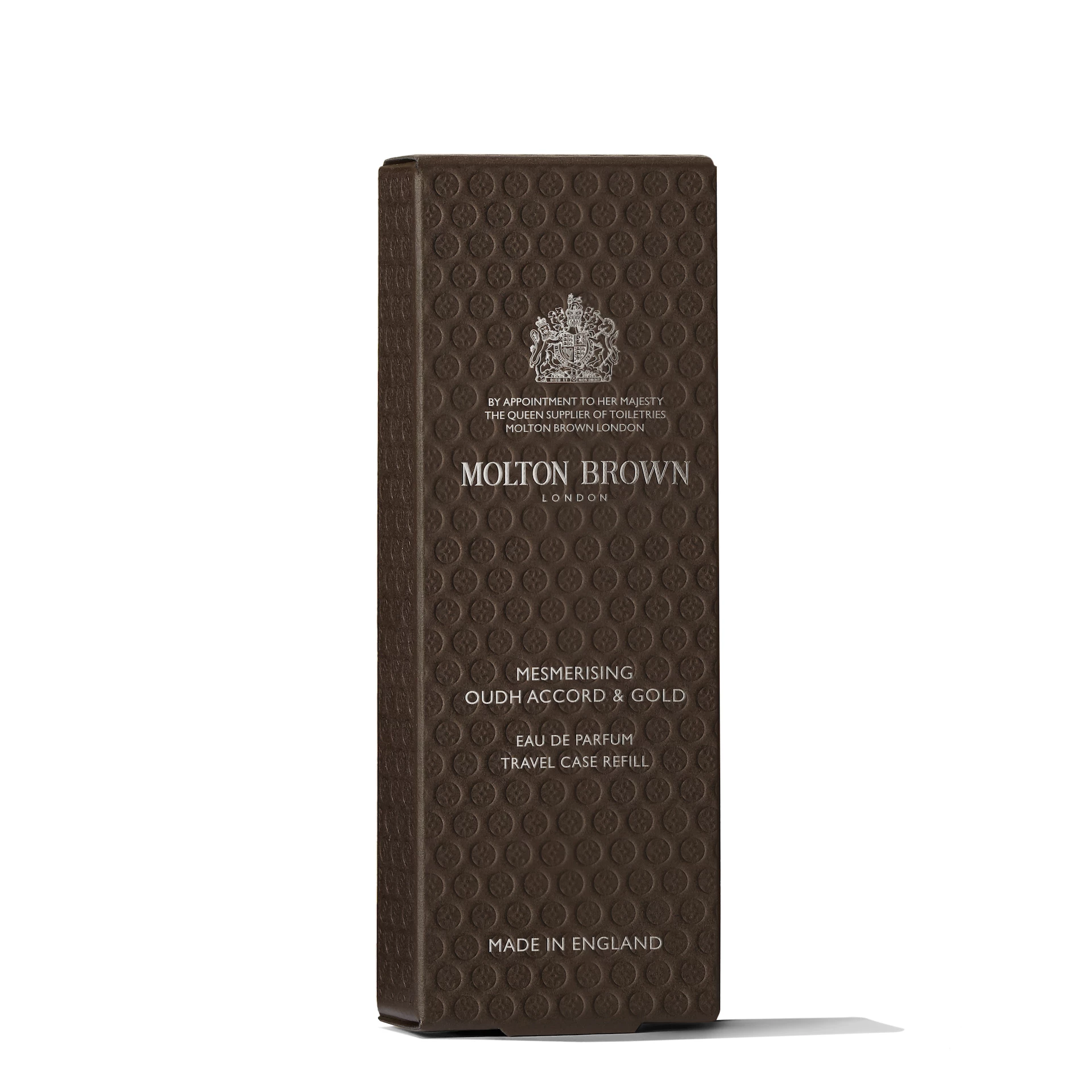 Mesmerising Oudh Accord & Gold EdP putna kutijica, punjenje 7,5 ml - Molton Brown