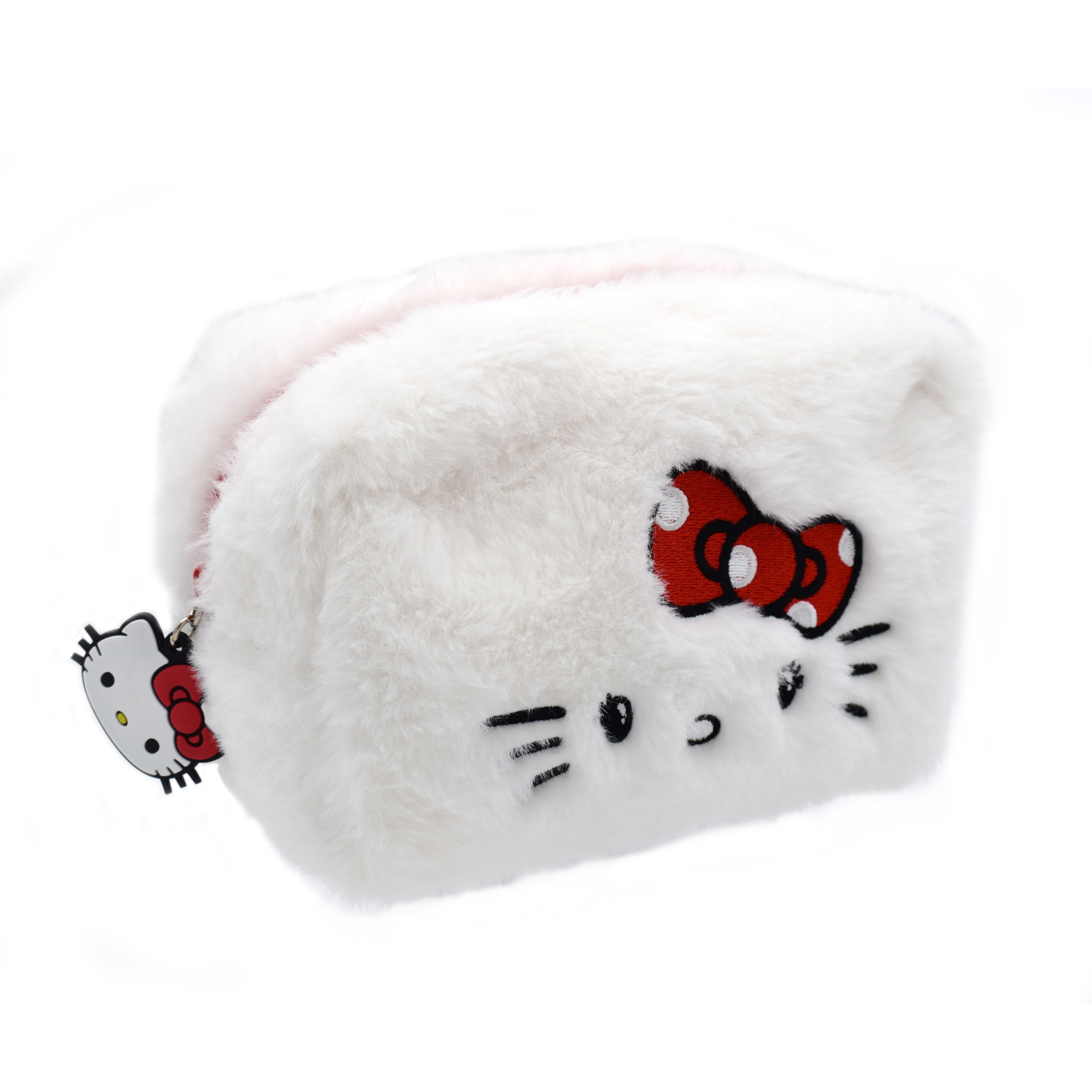 Pliušinis „Hello Kitty“ kosmetinis krepšys Makiažo organizatorius ir kosmetiniai krepšiai