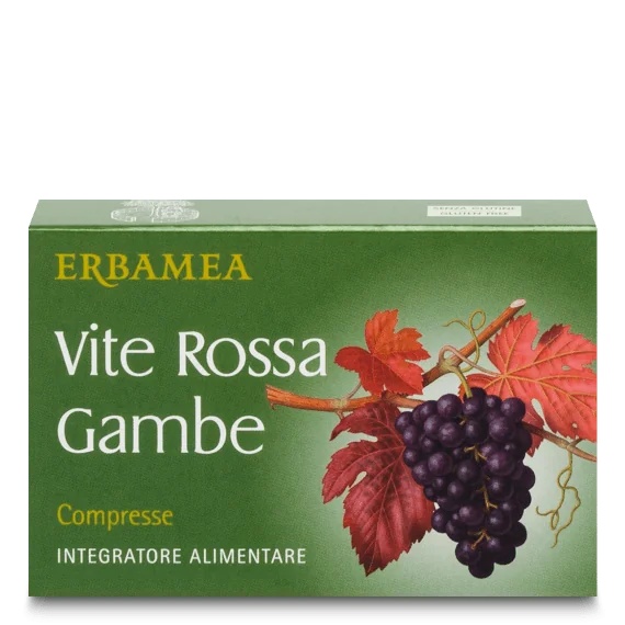 ERBAMEA Erbamea Rode Wijnstok voor Zware Benen 30 Tabletten