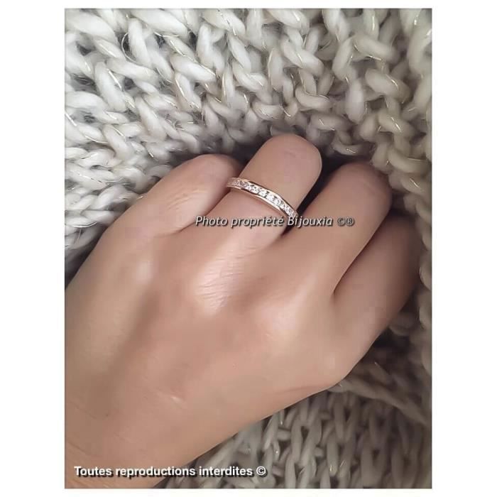 Ehering mit Zirkonia-Kristallen, 18 Karat vergoldet, Größen 50 bis 60 – Bijouxia – Schmuck – Unisex