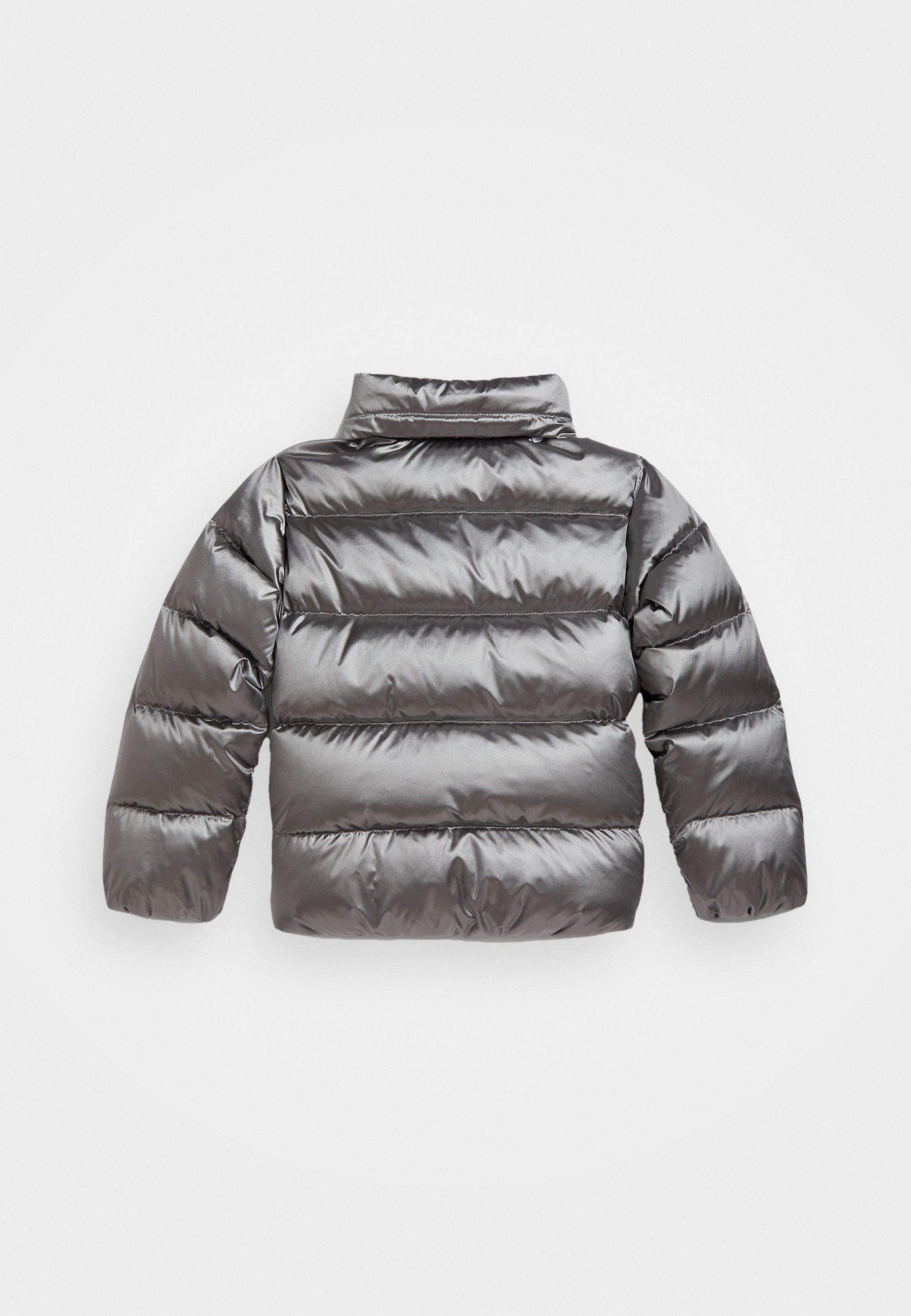 Polo Ralph Lauren METALLIC DOWN HOODED JACKET - Donsjack - metallic kanaalgrijs