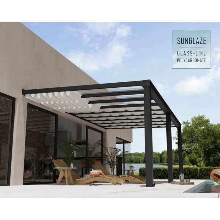 Canopia Stockholm 3.4x6 Pergola Dak Zonwering