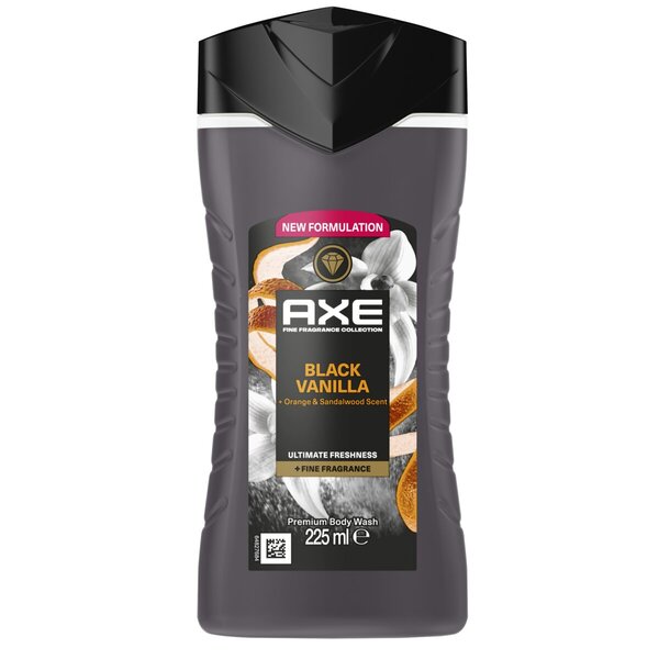 Axe Fine Fragrance Black Vanilla Shower Gel 225 ml