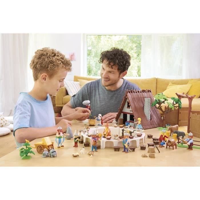 PLAYMOBIL 70931 El banquete del pueblo, Astérix, Personajes de cómic, Para mayores de 5 años