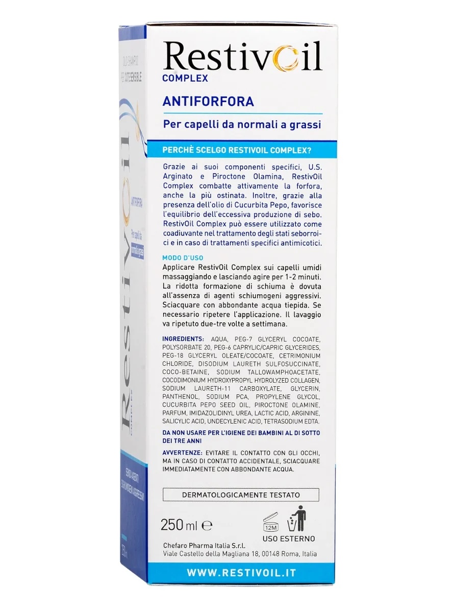 RESTIVOIL Restivoil OlioShampoo Complex 250 ml Anti-Schuppen-Behandlung