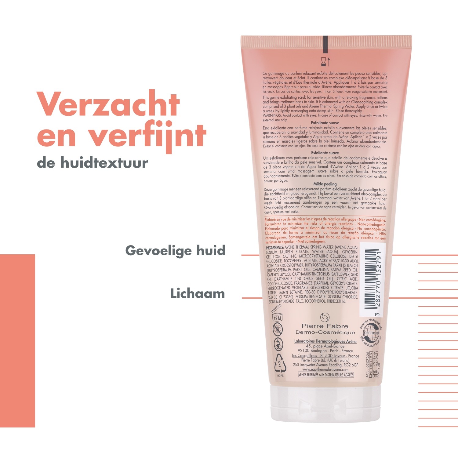 Avène Body Scrub Eau Thermale Gentle Exfoliation - 200 ml