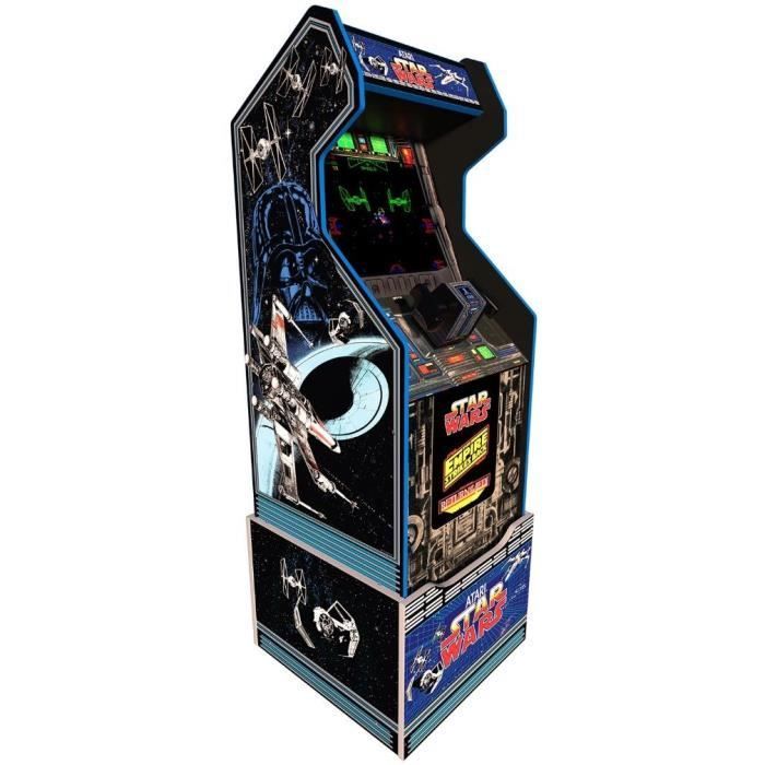 Macchina arcade di Star Wars - ARCADE1UP - 3 giochi - 50 x 154 x 47 cm - Tenda illuminata inclusa