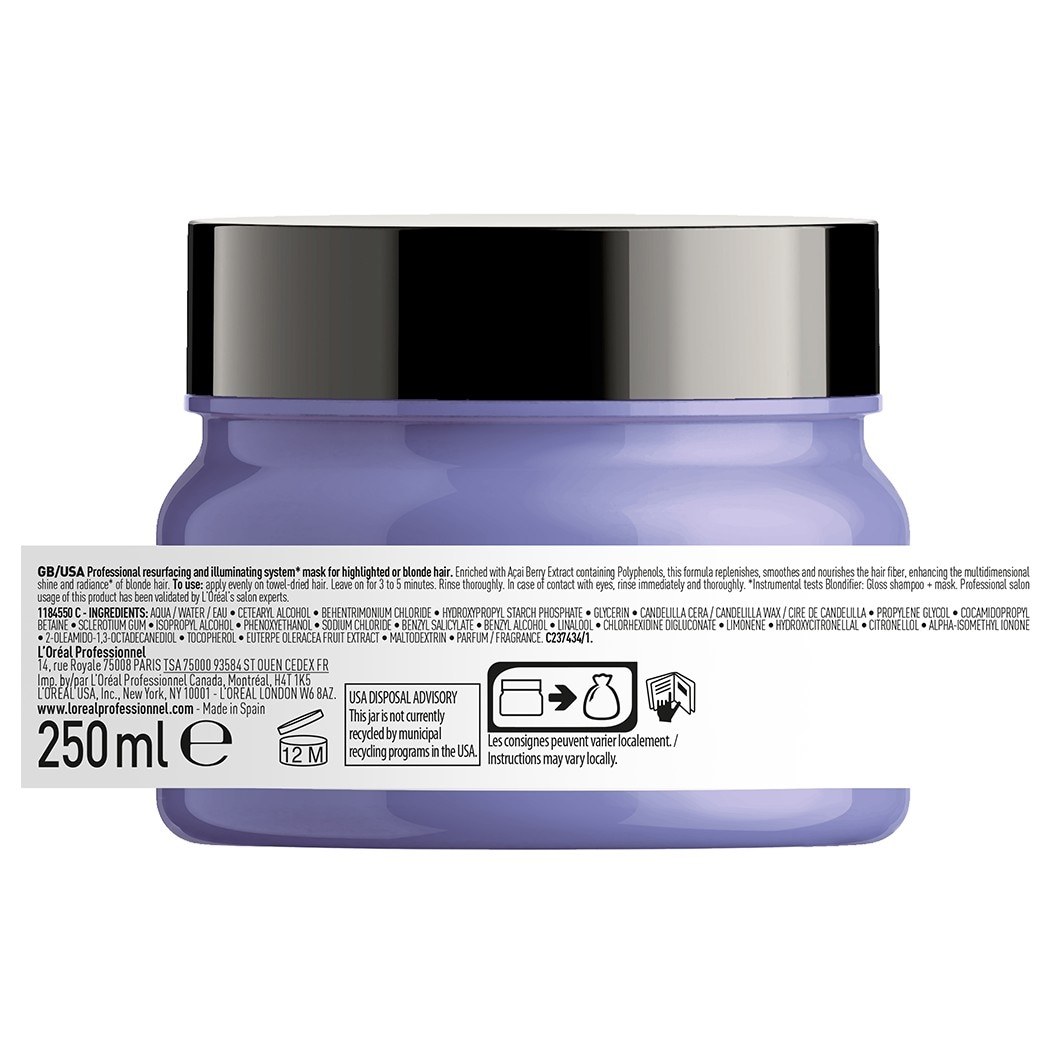 L'Oréal Professionnel Hair Balsam Blondifier Professional maska - 250 ml