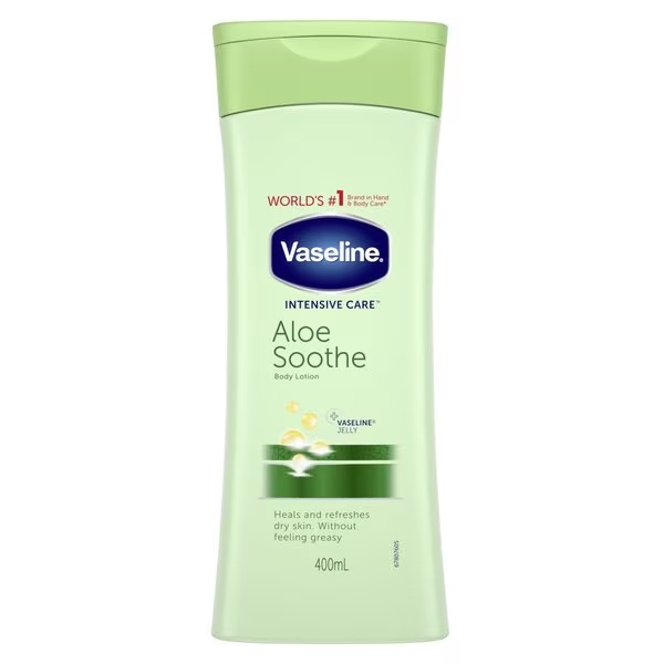 Vazelīna alvejas nomierinošais ķermeņa losjons<br>400ml