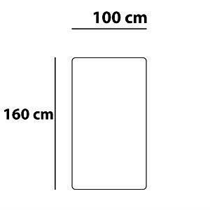 Electric bed warmer 160x100cm, 8 temperature settings, timer, washable, 85W, Briebe EB1132, 60W, White