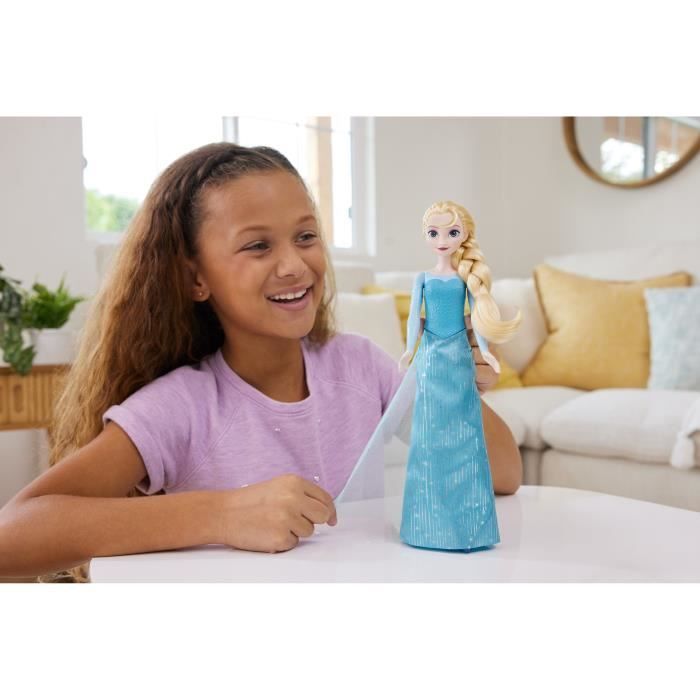 Frozen Elsa - Mattel Disney Doll with Outfit and Accessories HLW47