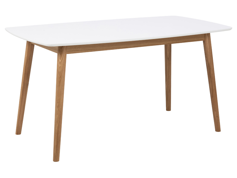 Stół prostokątny Nagano 150x80 dąb biały