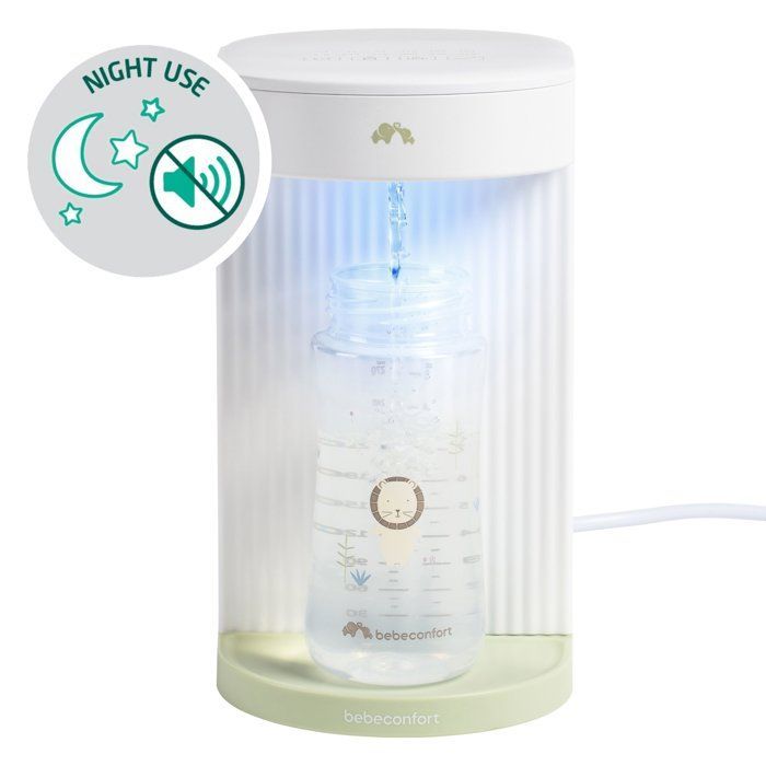 BEBECONFORT Instant Flesmaker, Vanaf de Geboorte, 1,1L Verwijderbaar Waterreservoir, Gemakkelijk Te Vullen en Reinigen, Wit