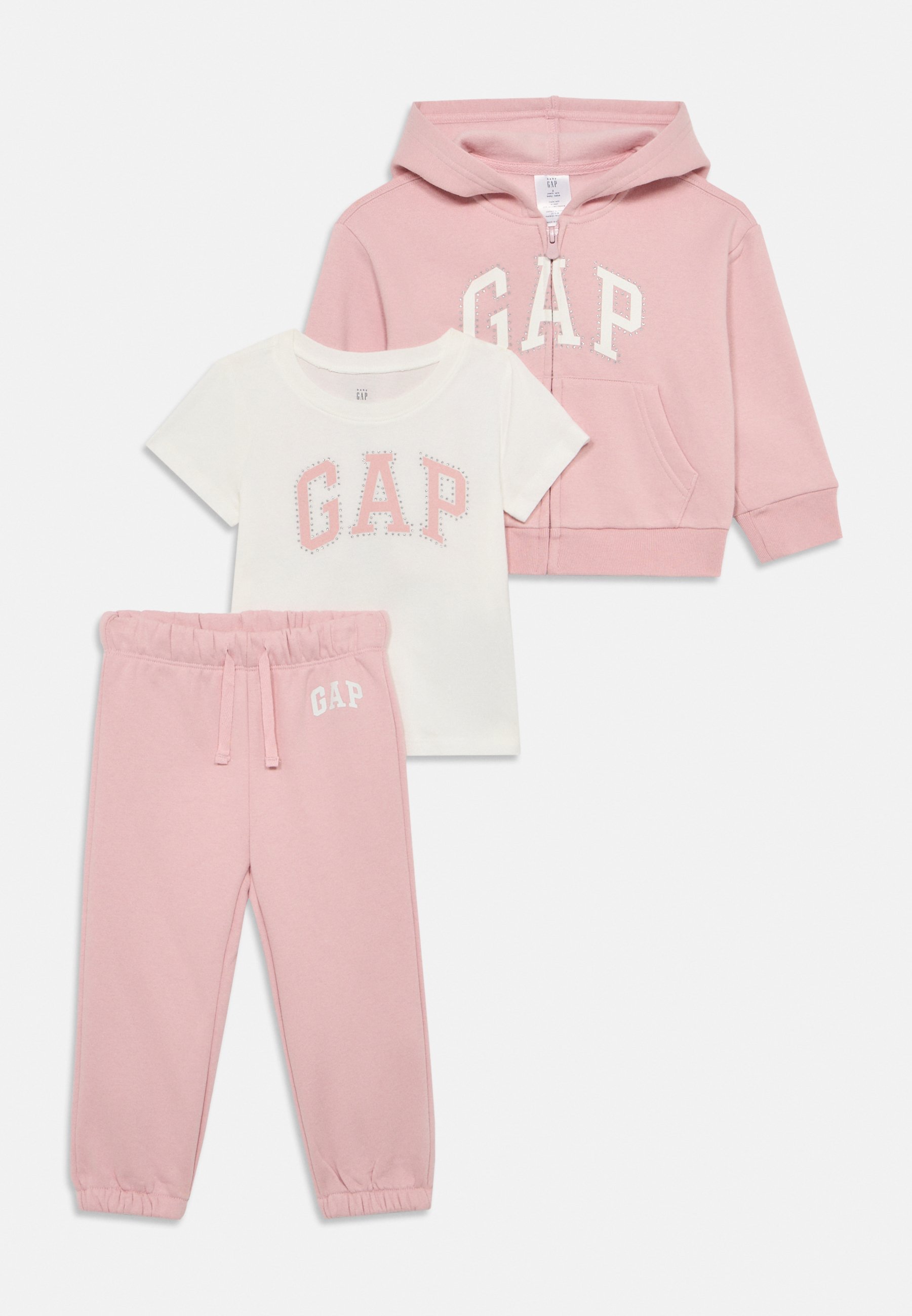 GAP LOGO SET PEUTER MEISJESSET - Trainingsbroek - puur roze