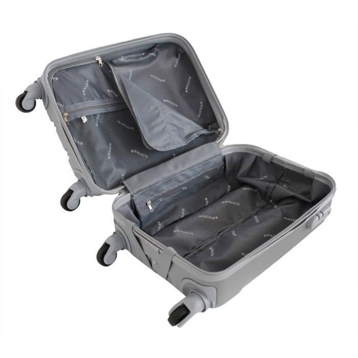 Alistair handbagagekoffer - Airo 2.0 Collectie - 4 wielen - Ultrasterk ABS - Zilver