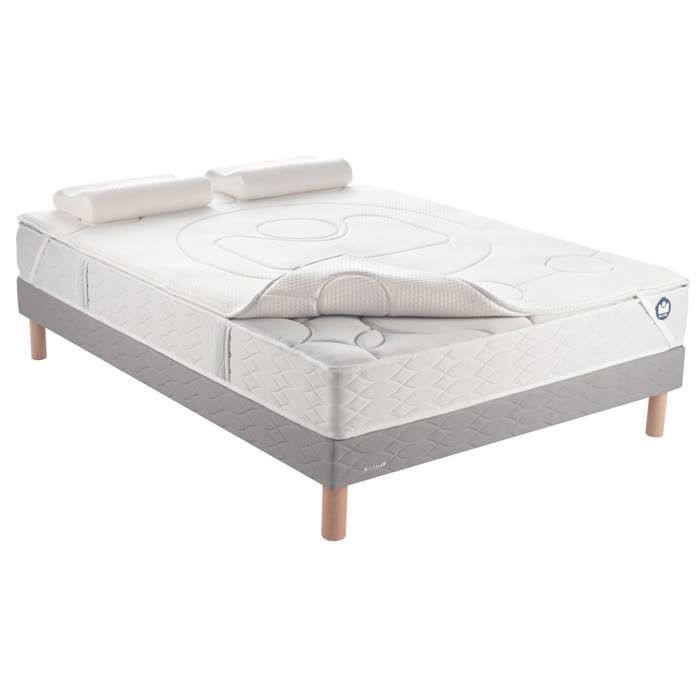 Bultex 140x190 Memory Foam Mattress Topper and Ergonomic Pillows
