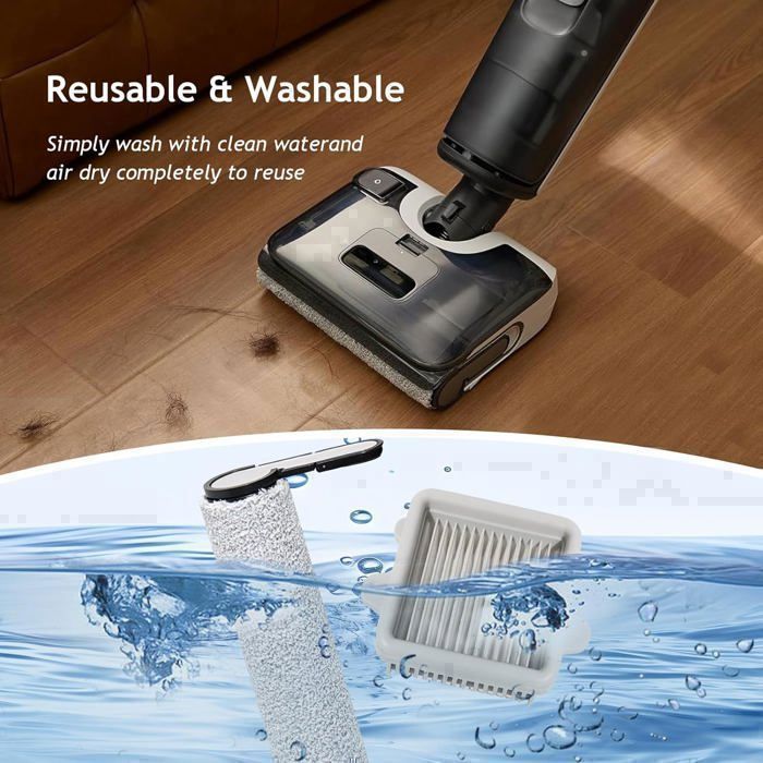 Accessoires de rouleau de brosse pour Roborock F25, F25 ACE, F25 RT, F25 LT, F25 ALT pièces,1 rouleaux+2 filtres