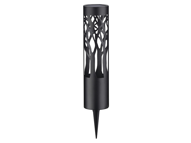 Lampa solarna Alberto LED metalowa czarna