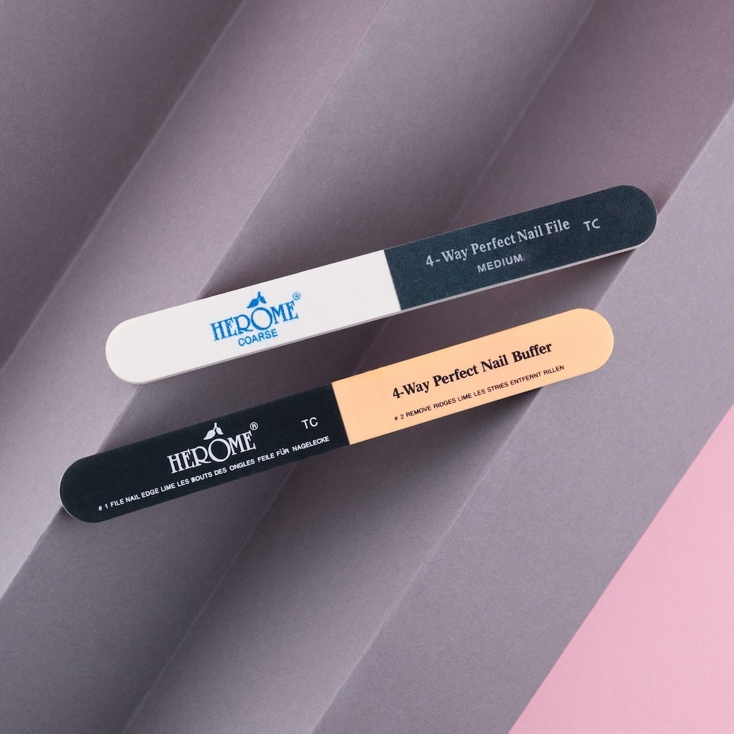 Herome Cosmetics pilica za nohte za nego rok 4-v-1 popoln piling za nohte - 1 kos