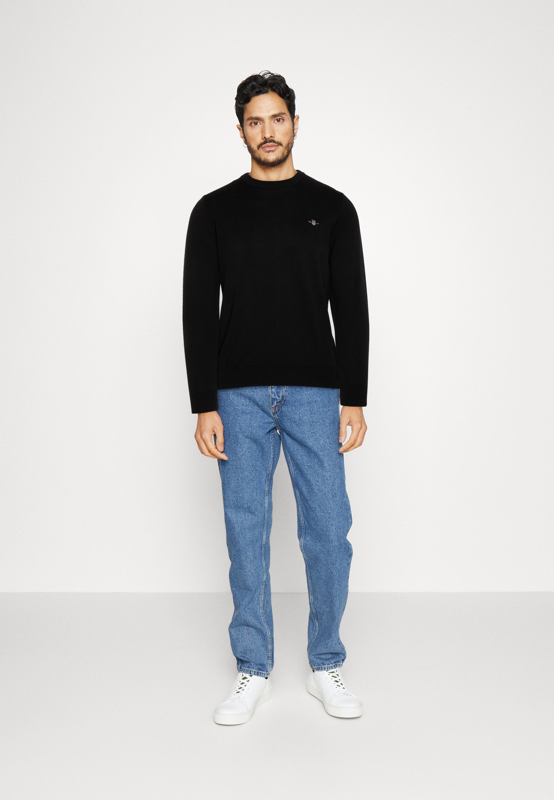 GANT CLASSIC C-HALS - Trui - zwart
