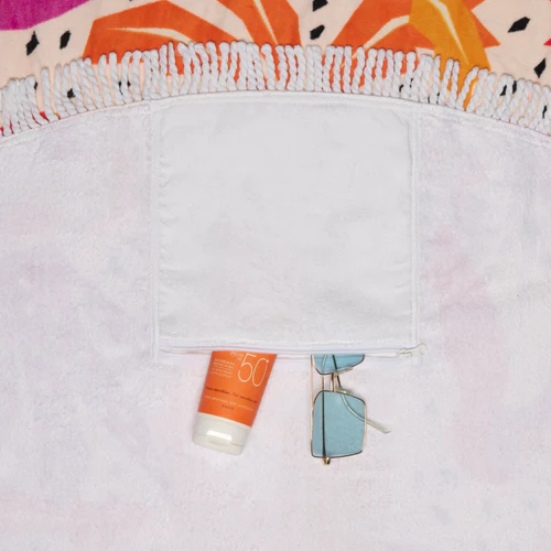 Cabaia Serviette rund Pink Sands rose