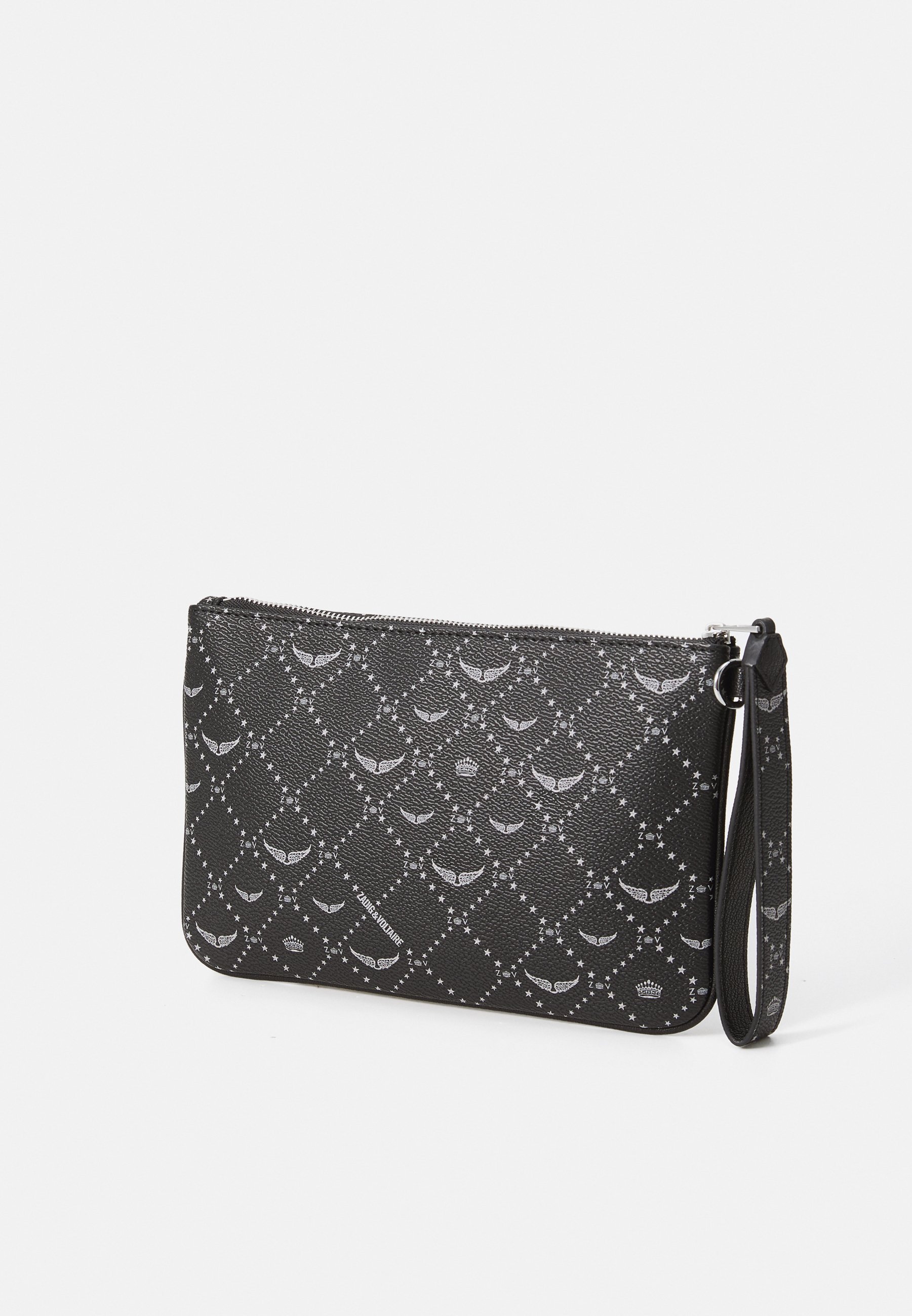 Zadig & Voltaire POUCH MONOGRAM TAG - Clutch - zwart