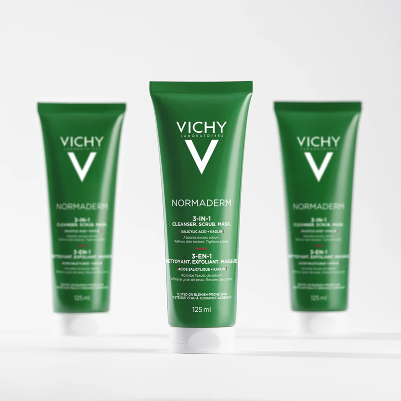 Vichy Normaderm Cuidado de limpeza para pele oleosa e problemática