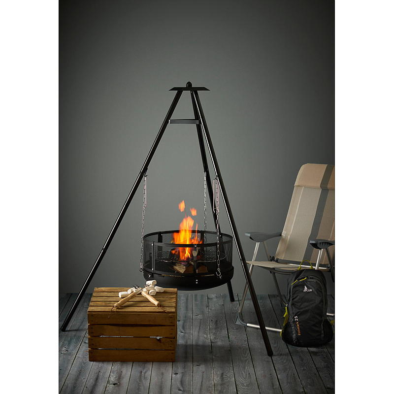 Grillman Eldpanna med stativ Diameter 60 cm