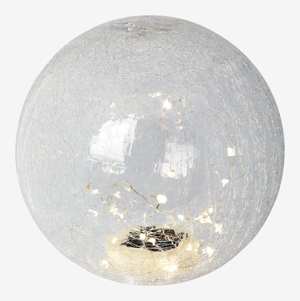 HAVVALE Solarna lampa HAVVALE Ø20xV29cm prozirna