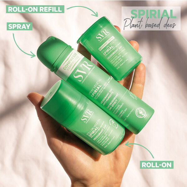 SVR SPIRIAL NATUREL - Deodorant roll-on rostlinného původu 50ml