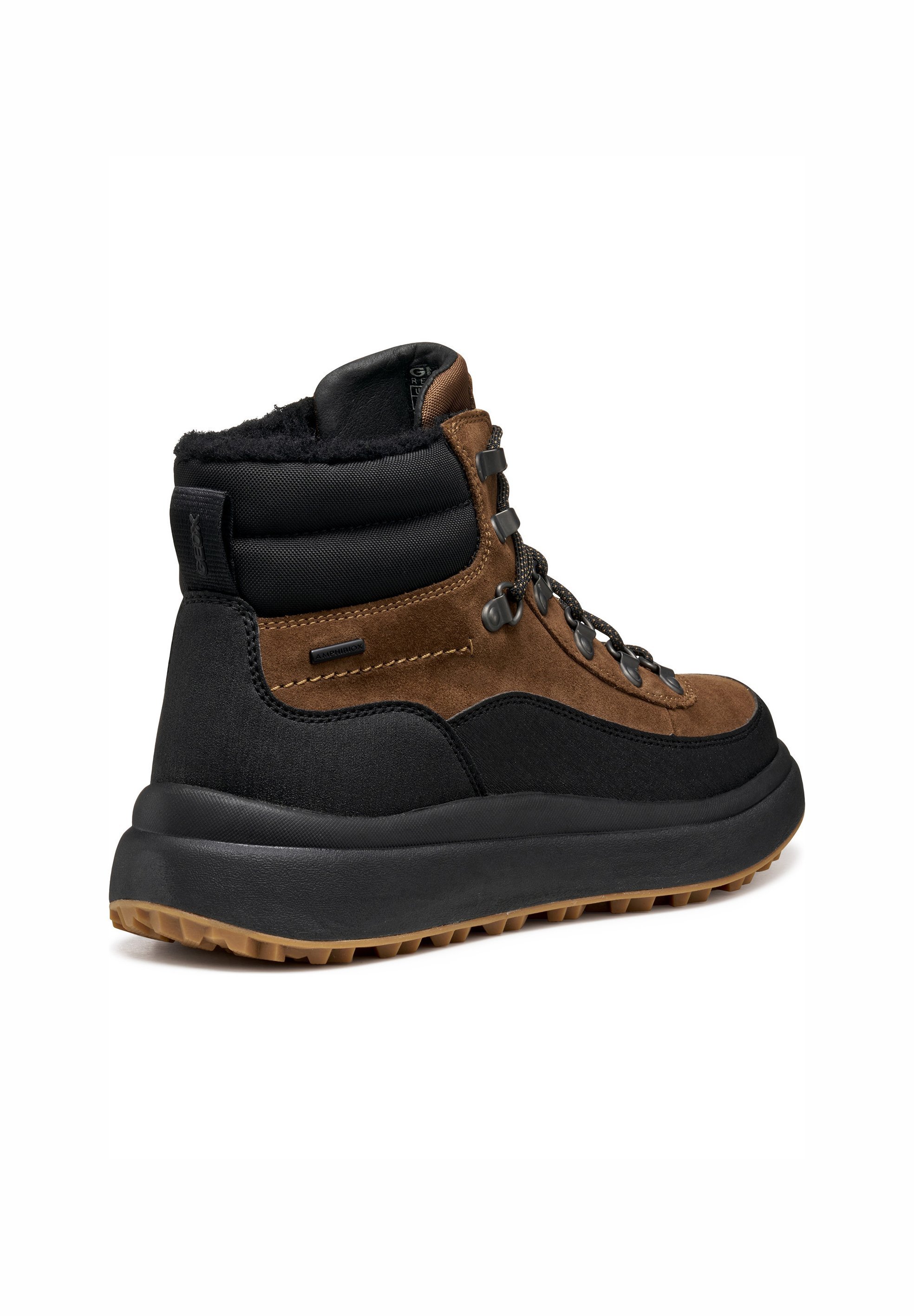 Geox Classic enkellaarsjes - toffee/zwart