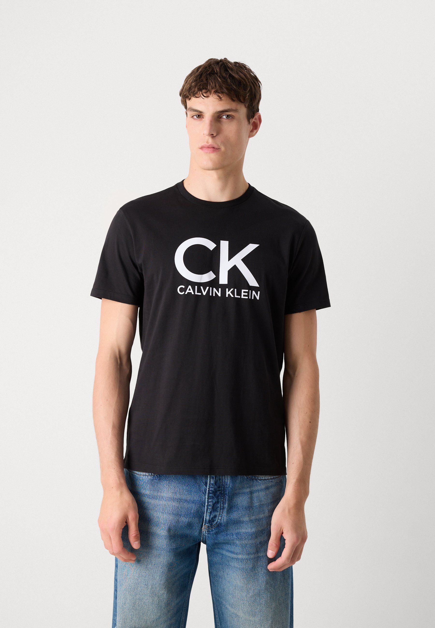 T-shirt grafica Calvin Klein Jeans - T-shirt stampata - nera