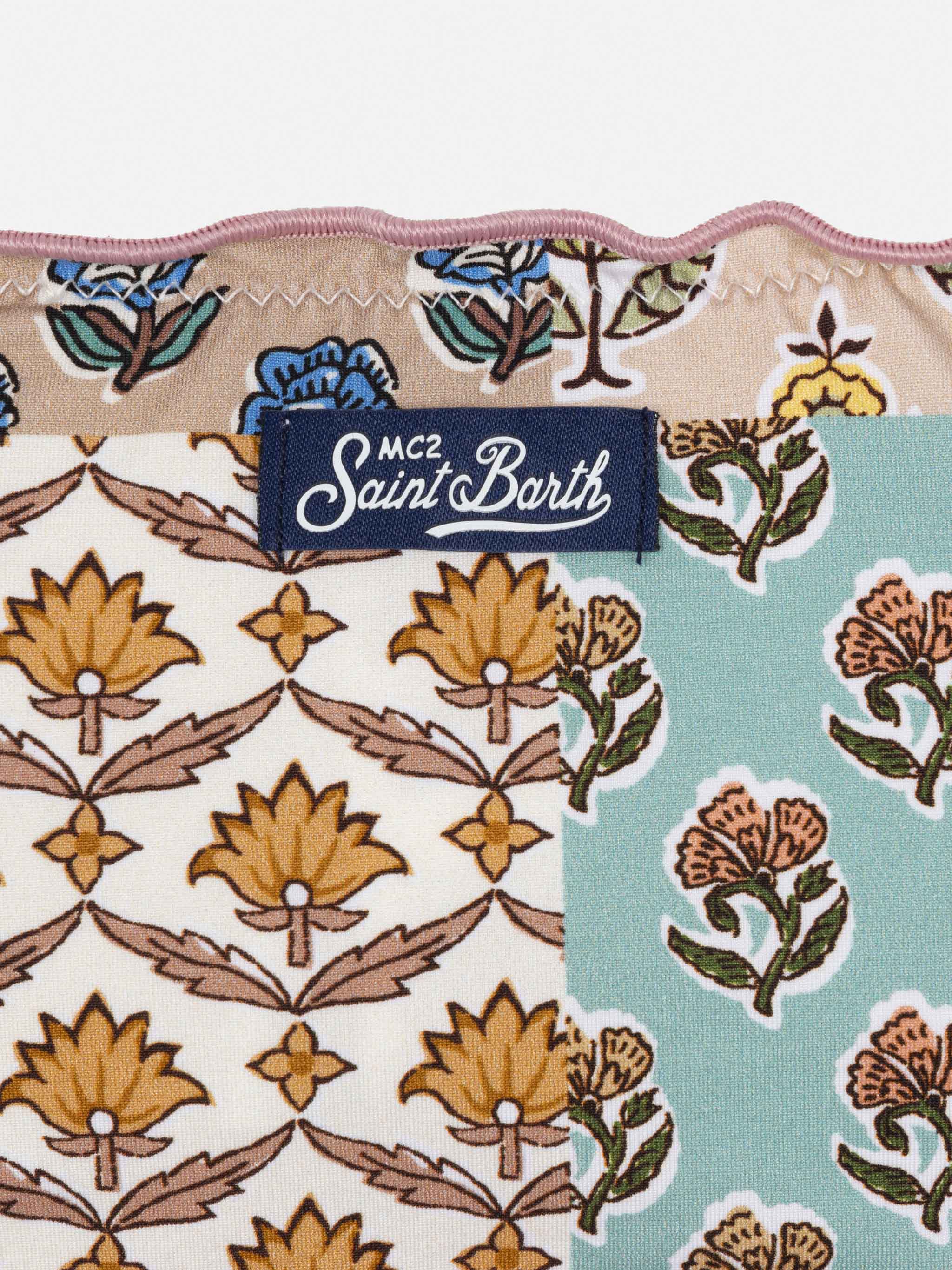 Bikini Emy een fascia classico con stampa bloempatch