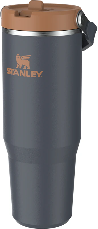 Garrafa de água Stanley IceFlow™ com canudo dobrável e estrutura em aço inoxidável