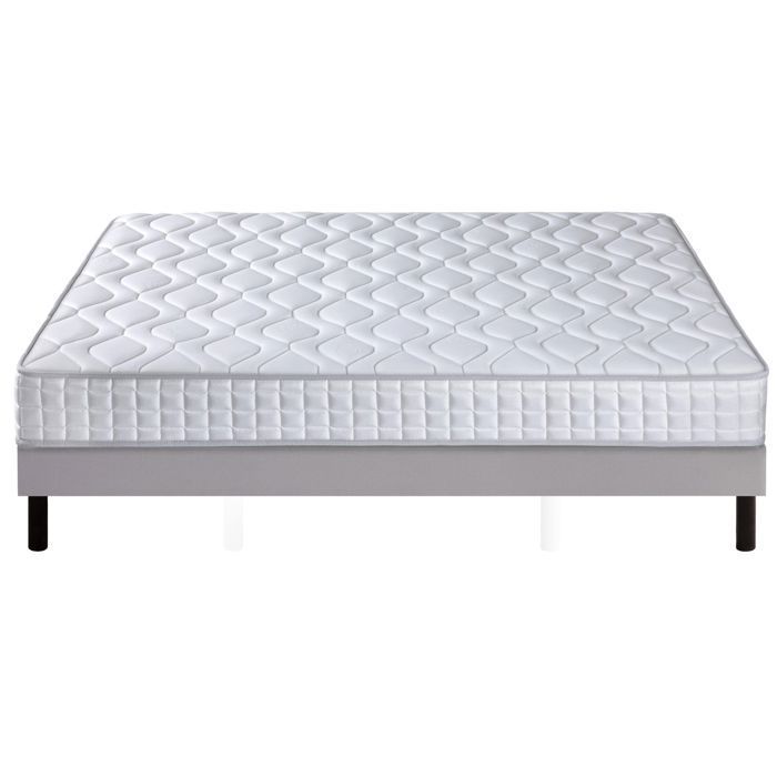 Base de cama y colchón Epeda Distinct 3 de muelles ensacados firmes, 90x190 cm