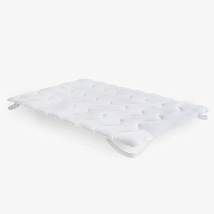 Coprimaterasso ipoallergenico in microfibra - PIKOLIN HOME - 90x190 cm - Traspirante - Bianco - Lavabile in lavatrice