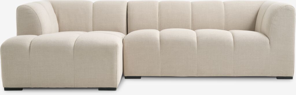ALLESE sofa s ALLESE ležaljkom lijevo, bež tkanina