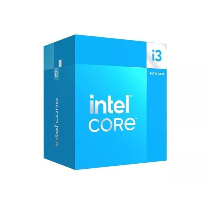 Processor - INTEL - Core i3-14100 4,7 GHz LGA1700 - 12 MB Intel® Smart Cache - Quad-core - 512 GB